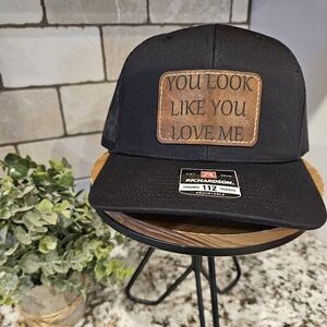 Custom Richardson 112 Trucker Hats With Laser Engraved Leather Patch